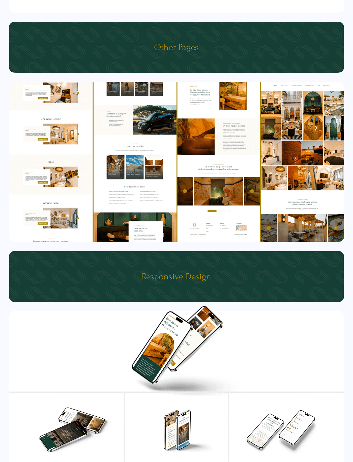 Door Janna luxury riad website design in Marrakech section 6 by Othmane Ej-jaddaa