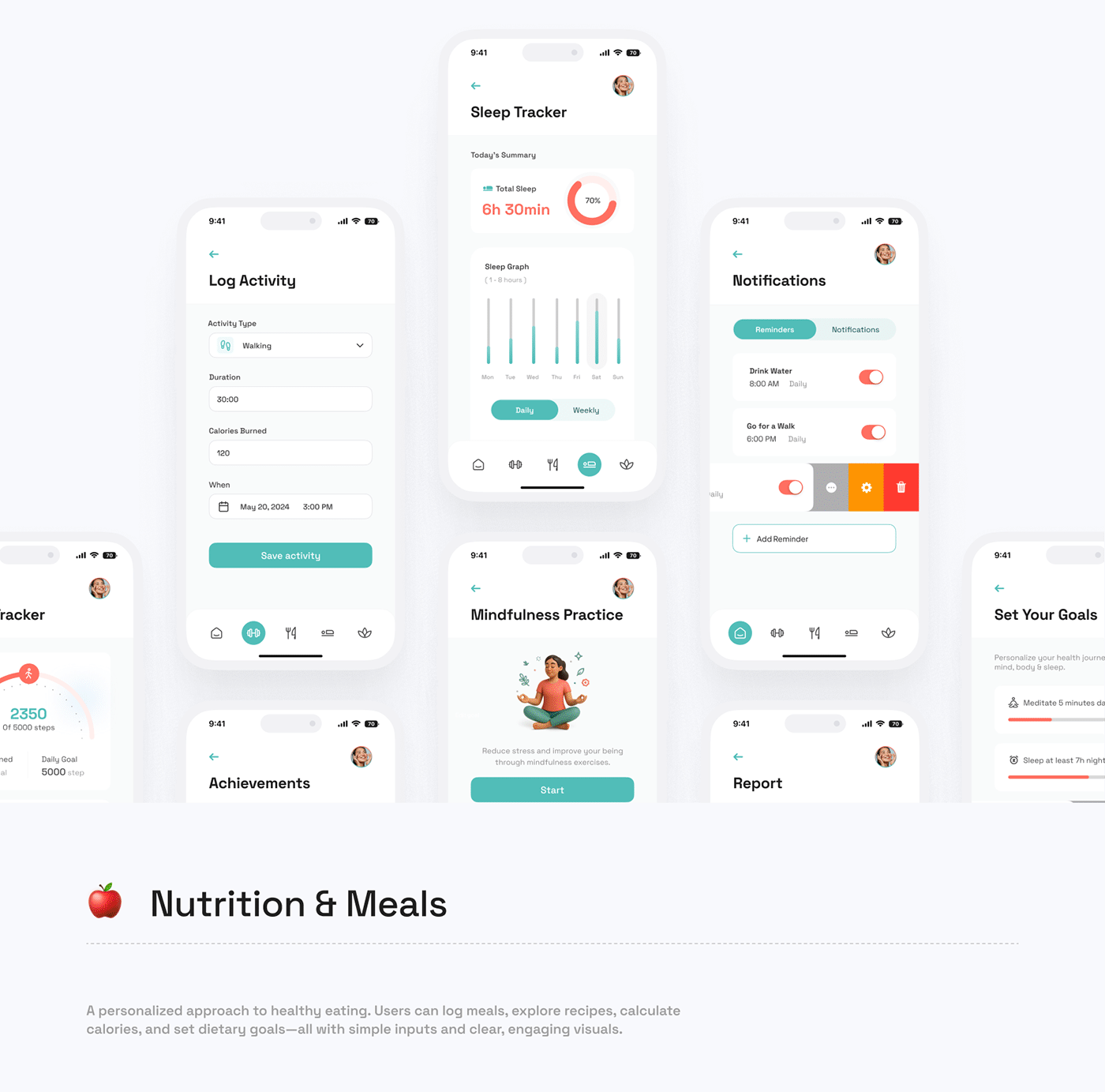 Reviva holistic wellness app UI/UX case study section 14 by Othmane Ej-jaddaa